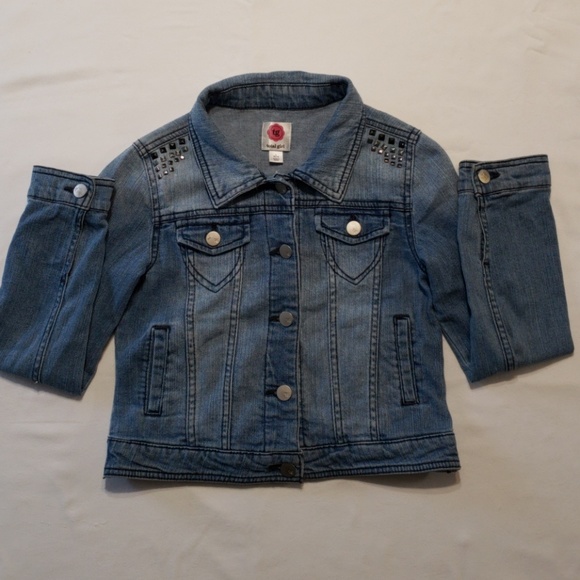 Total Girl Studded Jean Jacket - Picture 1 of 3